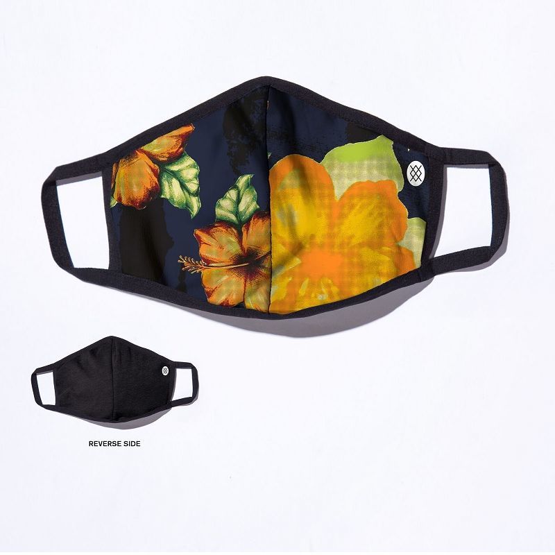 Stance Unisex Face Mask Hibiscus Smear