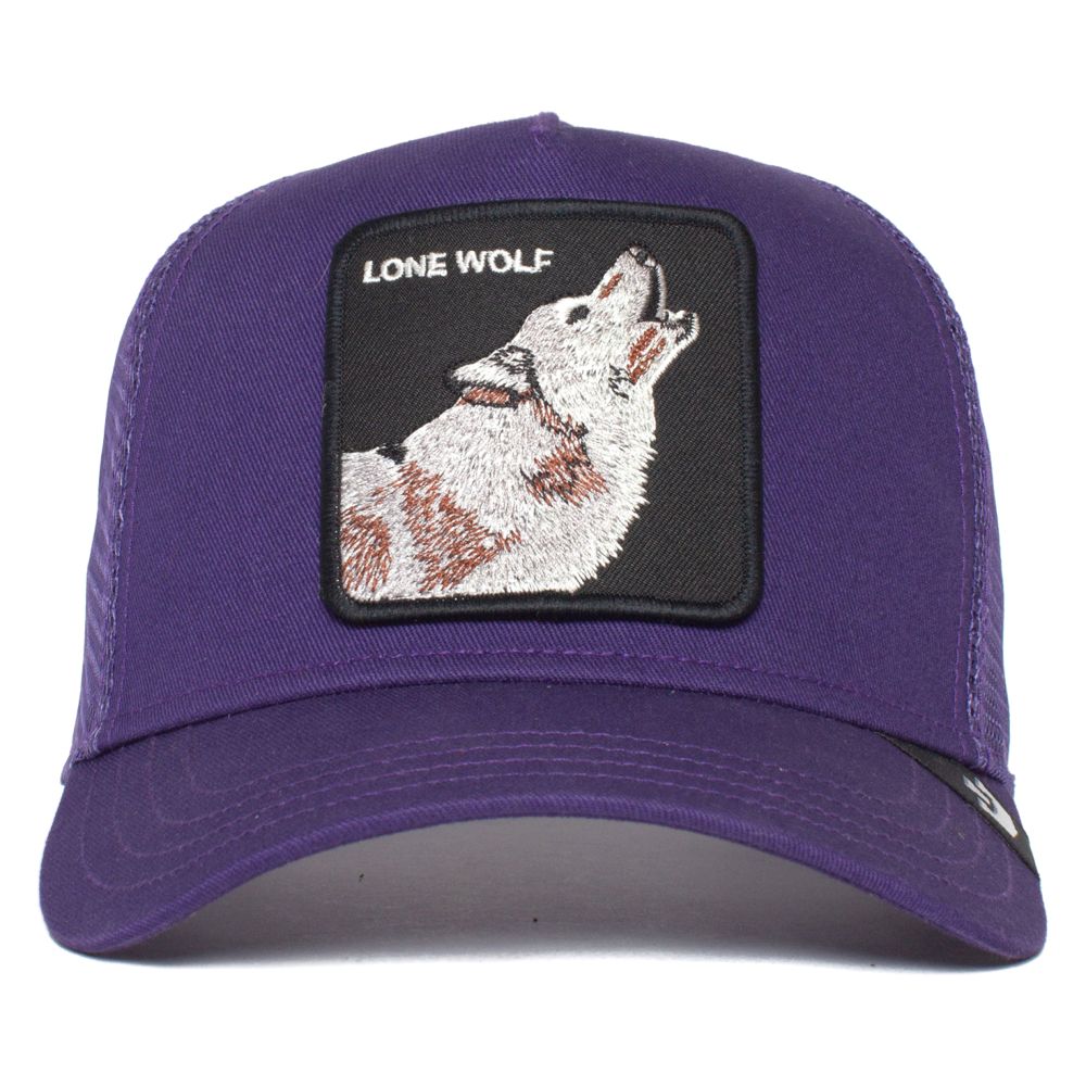 Goorin Bros The Lone Wolf Unisex Trucker Caps Purple