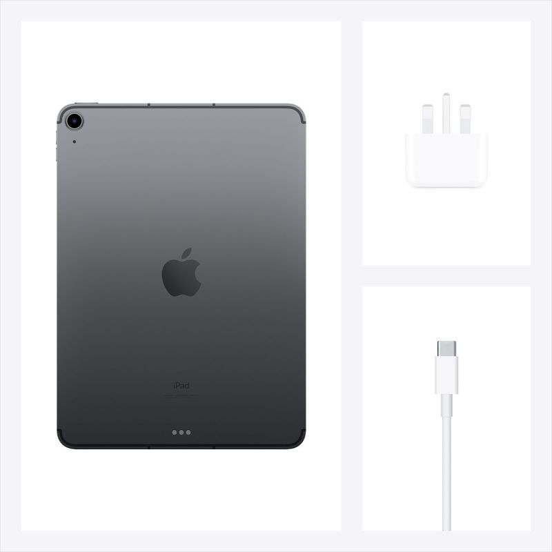 Apple iPad Air 10.9-Inch Wi-Fi + Cellular 64GB Space Grey (4th Gen) Tablet