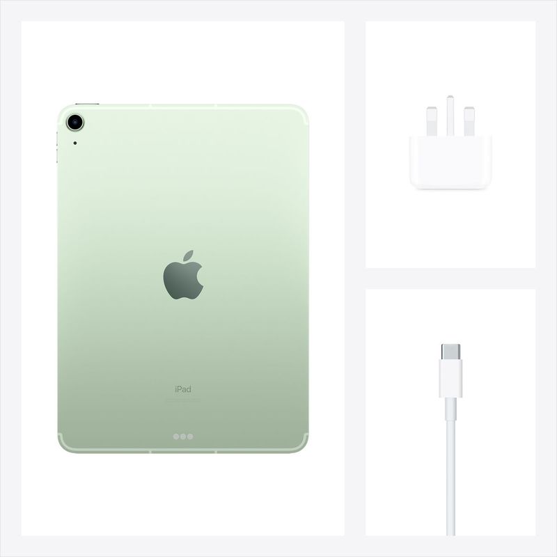Apple iPad Air 10.9-Inch Wi-Fi + Cellular 256GB Green (4th Gen) Tablet
