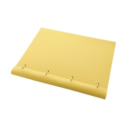 Filofax Classic Pastels A4 Clipbook Lemon Notebook