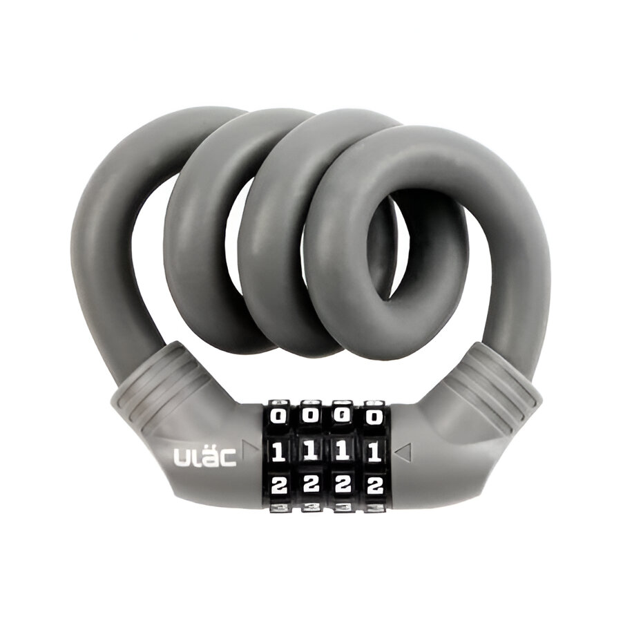 Ulac 1970 Memory Cable Lock Combo Grey