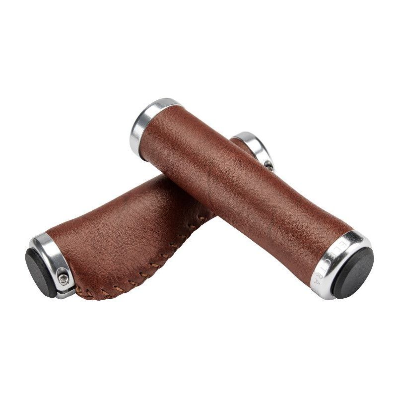 Electra Ergo Classic Grips Faux Leather Long/Long Brown
