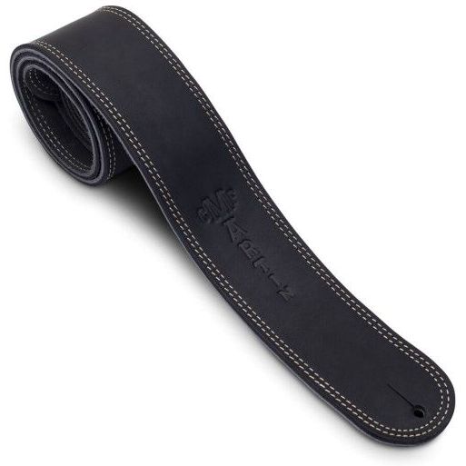Martin Ball Glove Leather and Suede Guitar Strap - Black