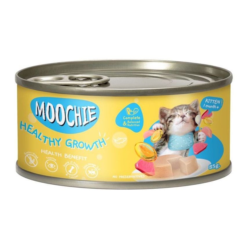 Moochie Kitten Mousse Tuna & Chicken Recipe 85g Can