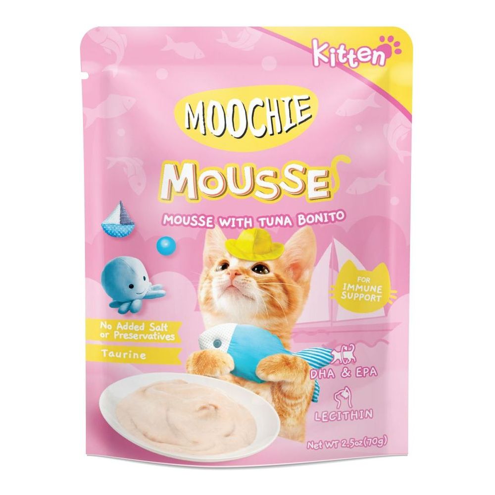 Moochie Kitten Mousse with Tuna Bonito 70g Pouch