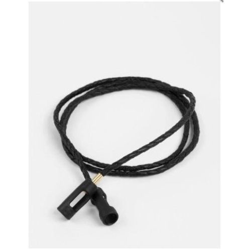 حزام جلد أسود من التابرو للأجهزة أيربودس