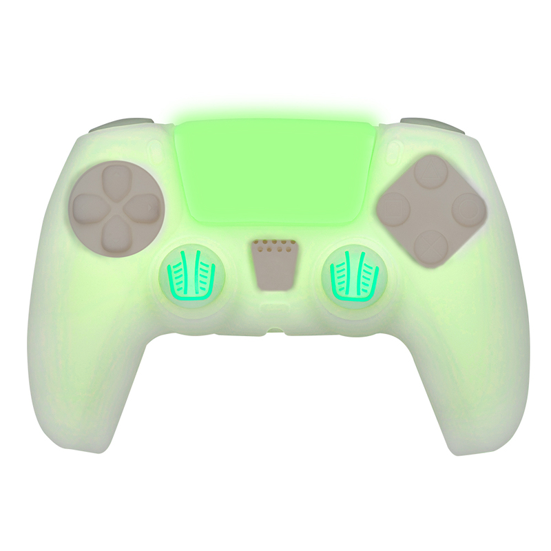 FR-TEC PS5 Custom Kit Glow In The Dark Silicone Skin/Grips/Touchpad Sticker
