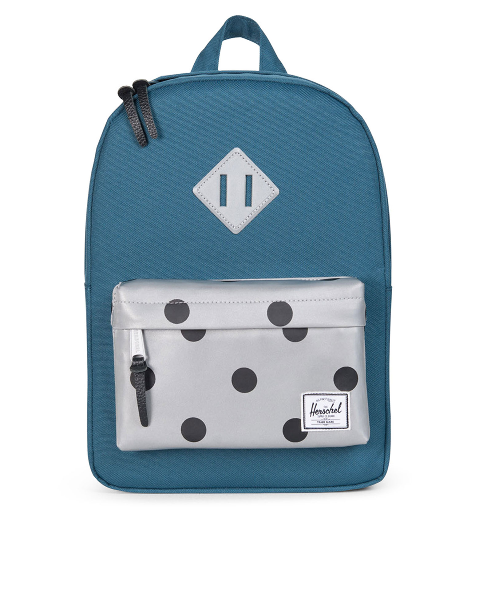 Shop for Herschel Heritage Kids Indian Teal/Grey 3M Polka Dot/3Mrubber Backpack | Virgin Megastore Oman Shop for Herschel Heritage Kids Indian Teal/Grey 3M Polka Dot/3Mrubber Backpack | Virgin Megastore Oman