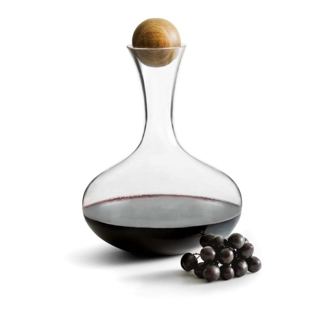 Sagaform Oak Wine Carafe with Oak Stopper