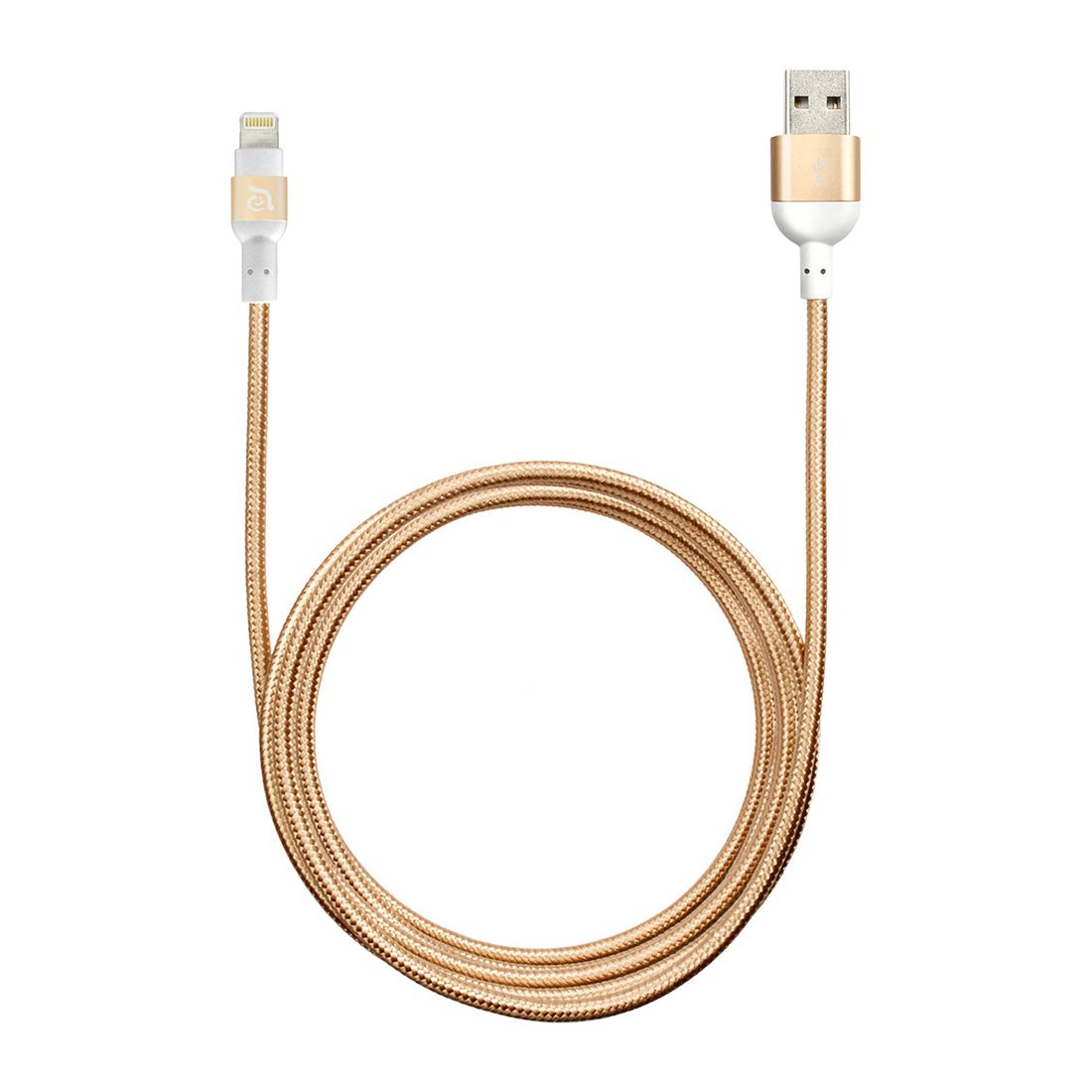 Adam Elements Peak III 20B USB-A To Lightning Cable 20cm Gold