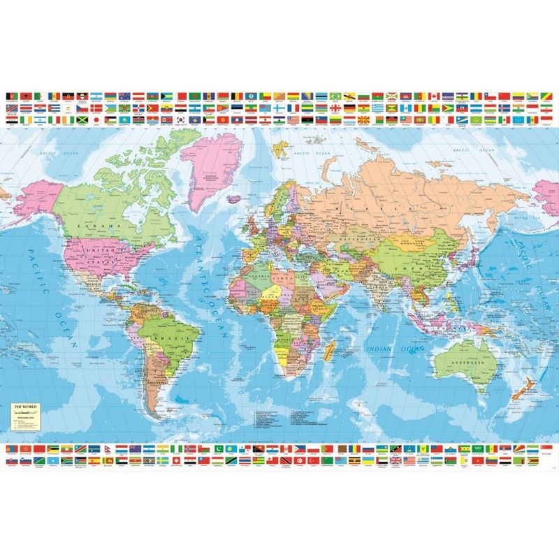 Educa Political World Map 1500 Pcs Jigsaw Puzzle