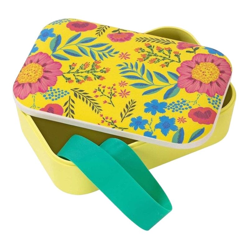 Boho Floral Design Eco Lunch Box