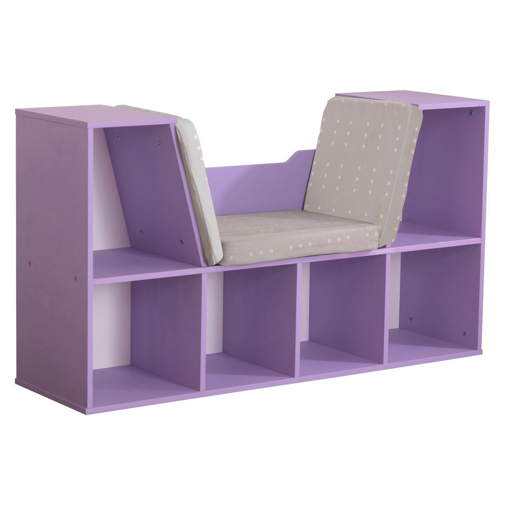 Kidkraft Bookcase With Reading Nook - Lavender