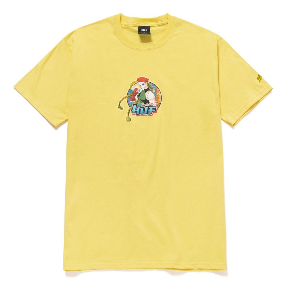 Huf Street Fighter Cammy Men's T-Shirt Yellow S