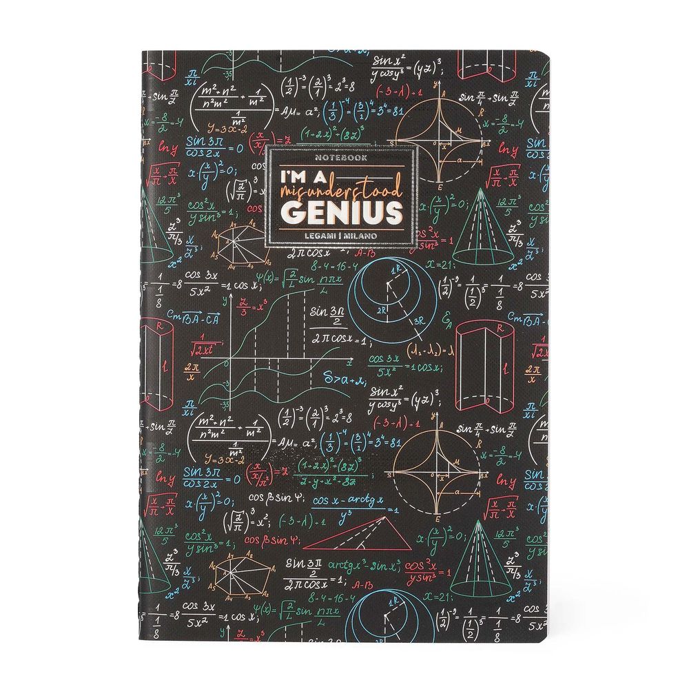 Legami Notebook - Quaderno - Medium Plain - Genius
