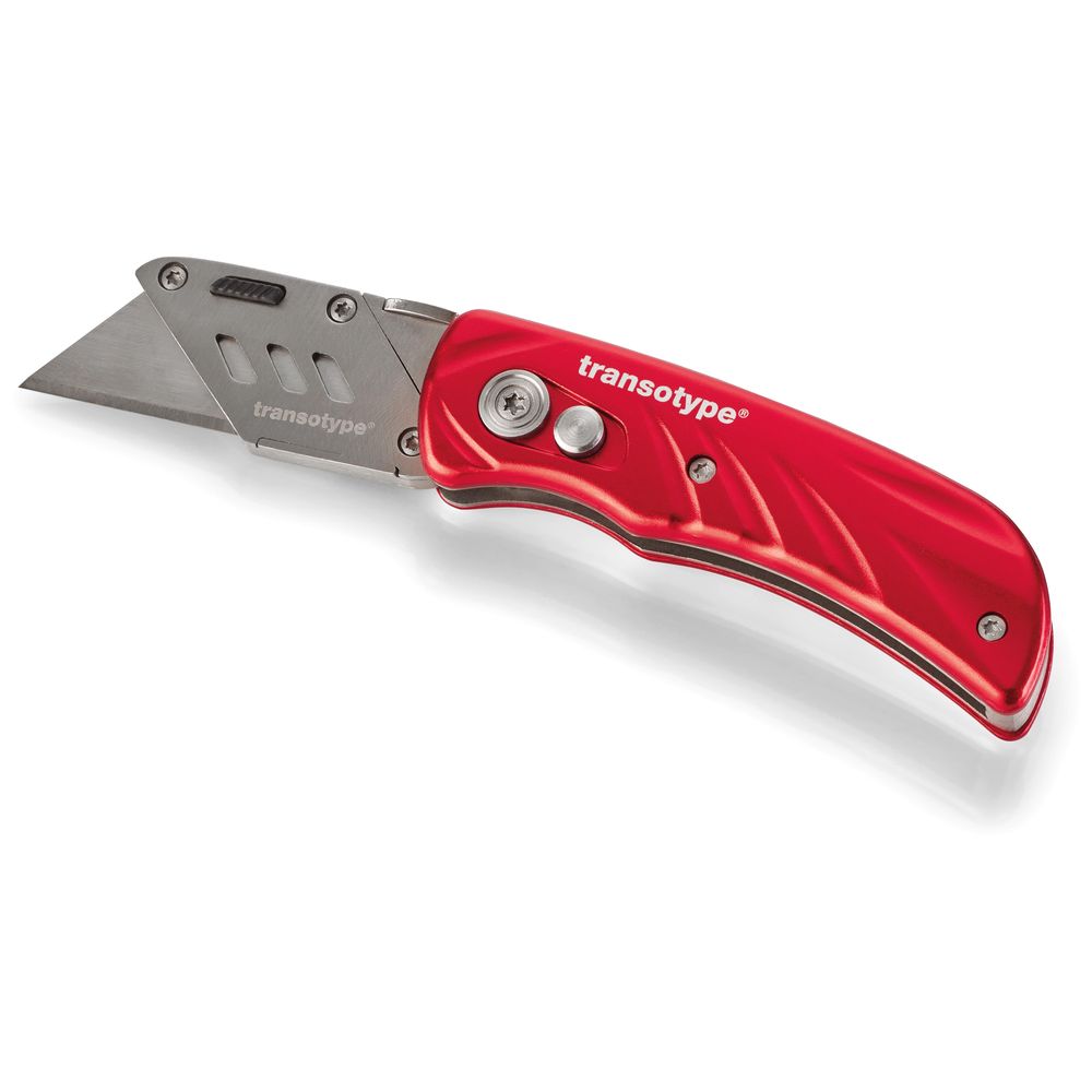 Transotype Red Aluminium Cutter Pro Includes 5 Blades