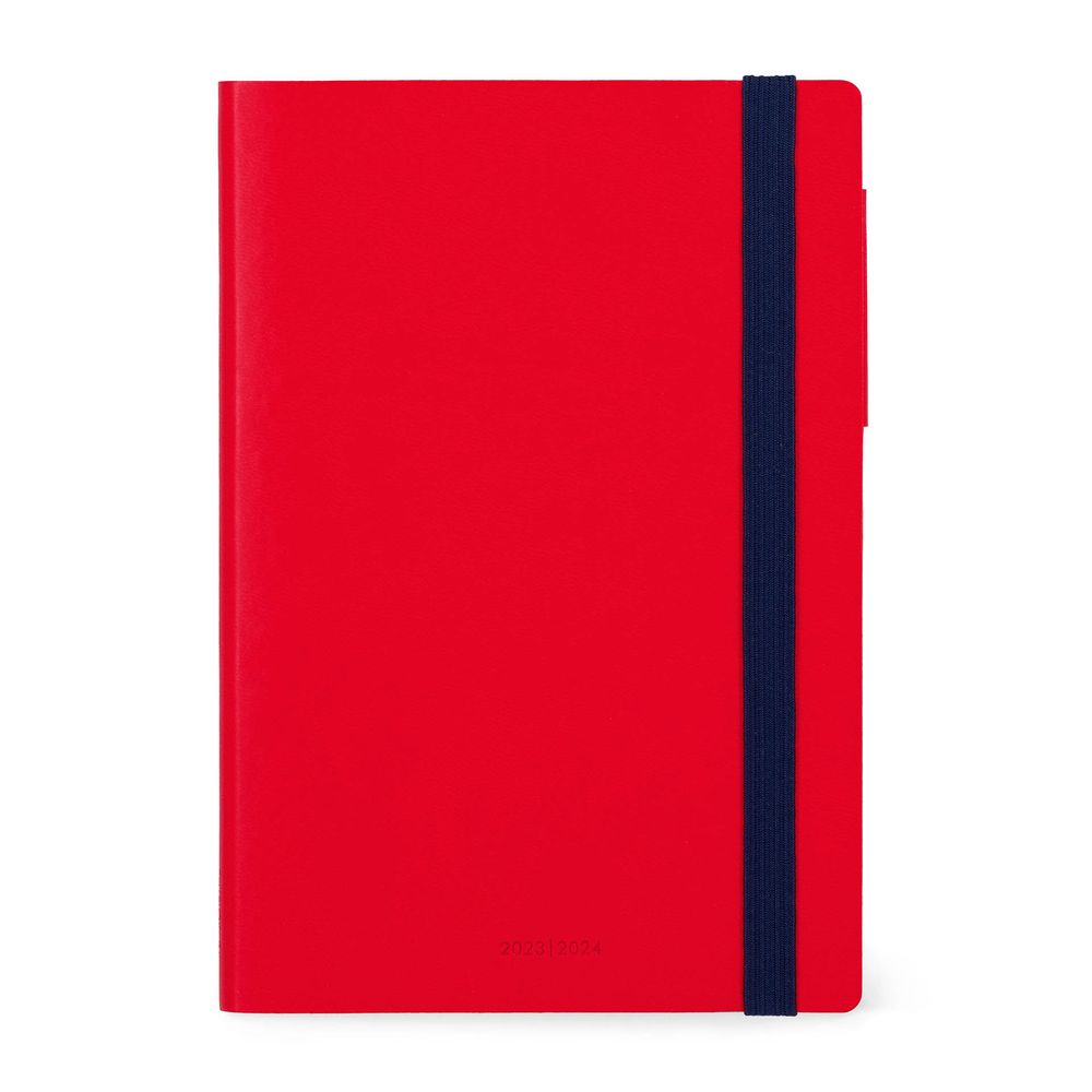 Legami 18-Month Diary - 2023/2024 - Medium Weekly Diary - Red