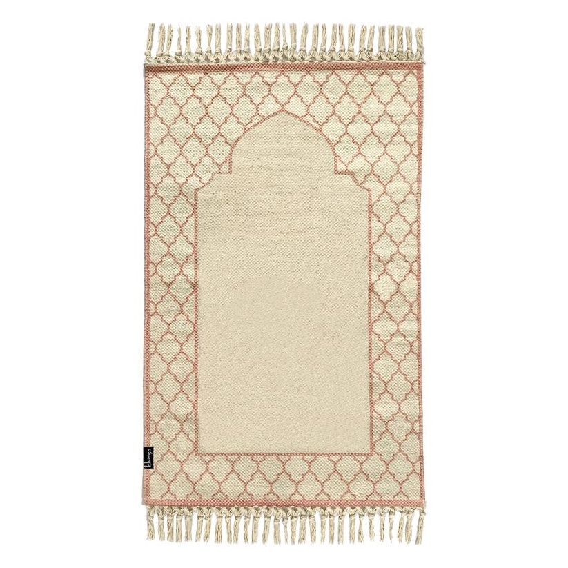 Khamsa Organic Cotton Prayer Mat (118 x 60 cm) - Pink