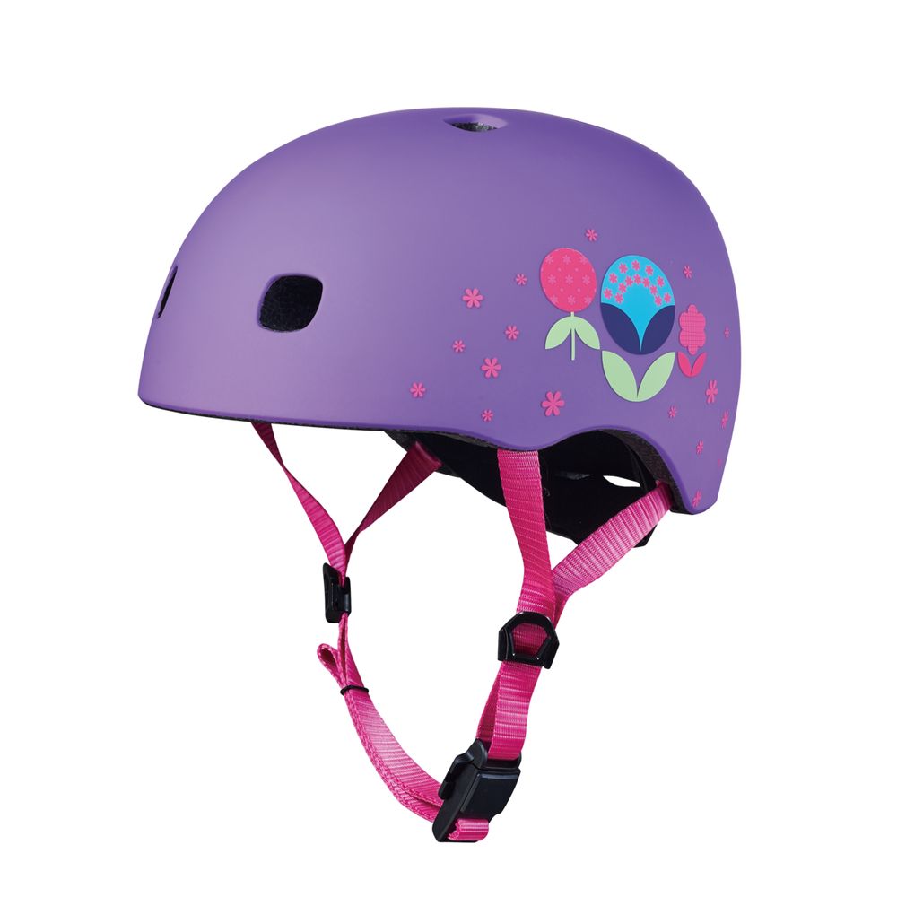 Micro Helmet Pc Floral Purple S