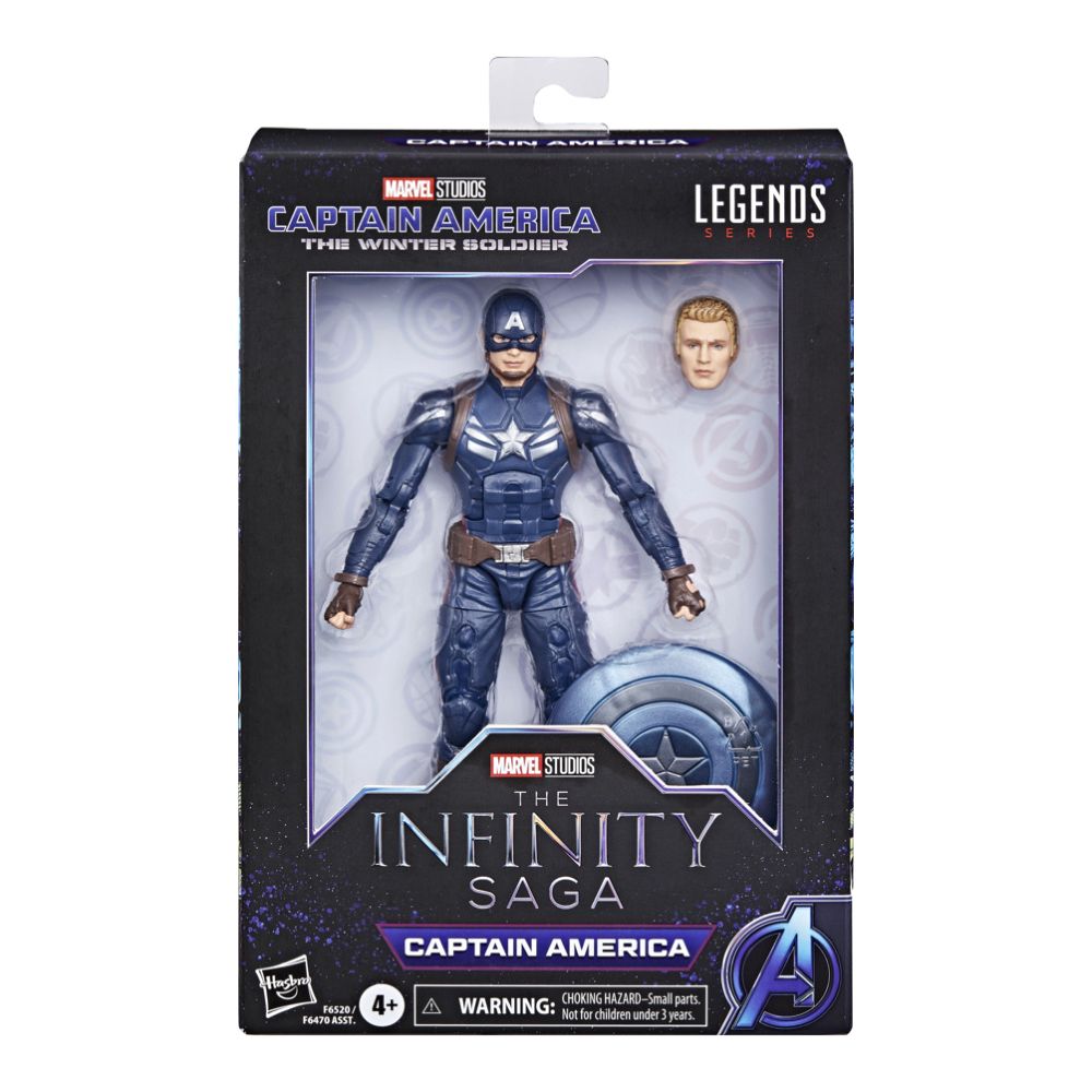 Hasbro Marvel Legends Series Captain America The Winter Soldier Captain America 6 Inch Action Figure F6520