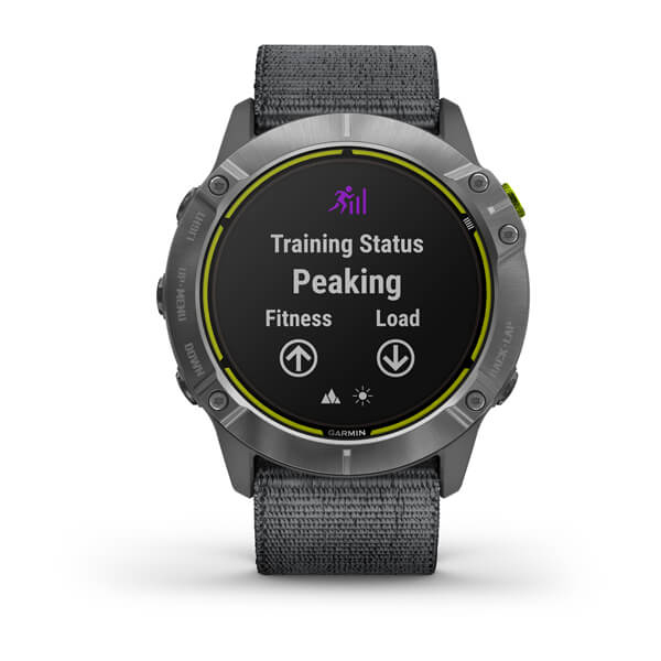 Garmin Enduro Steel with Grey UltraFit Nylon Strap Smartwatch