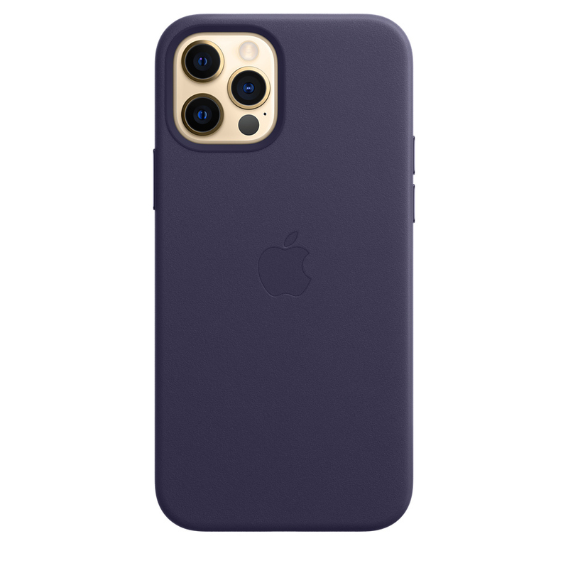 Apple Leather Case with MagSafe Deep Violet for iPhone 12 Pro/12