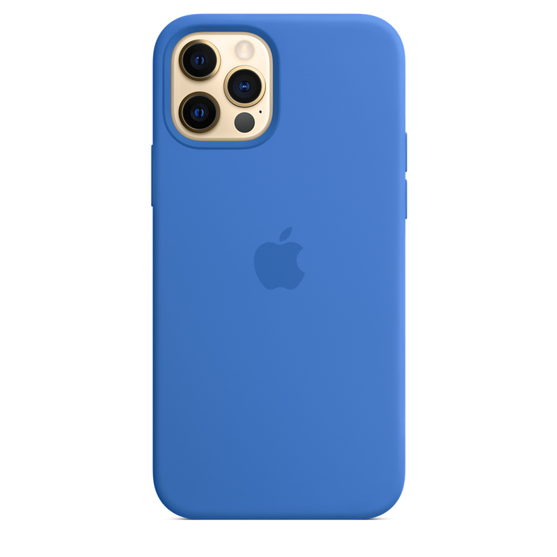 Apple Silicone Case with MagSafe Capri Blue for iPhone 12 Pro/12