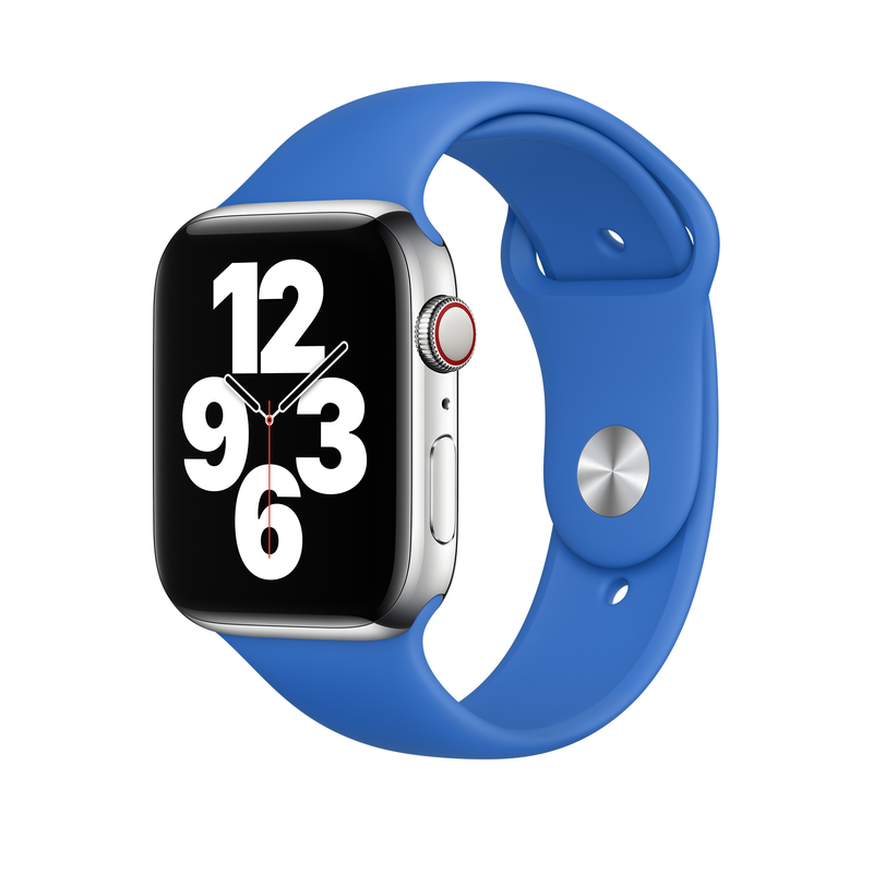 Apple 44mm Capri Blue Sport Band Regular (Compatible with Apple Watch 42/44/45mm)