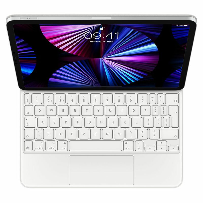 Apple Magic Keyboard British English White for iPad Pro 11-Inch (3rd Gen/iPad Air 4th Gen) Apple Magic Keyboard British English White for iPad Pro 11-Inch (3rd Gen/iPad Air 4th Gen)
