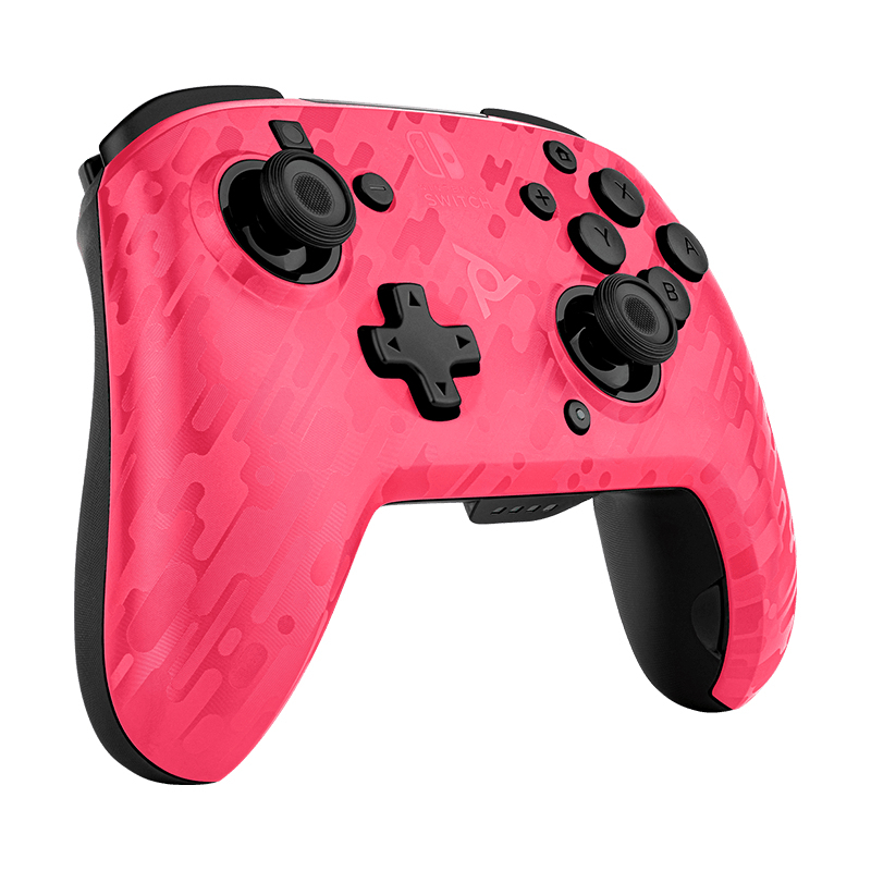 PDP Faceoff Camo Pink Wireless Controller for Nintendo Switch