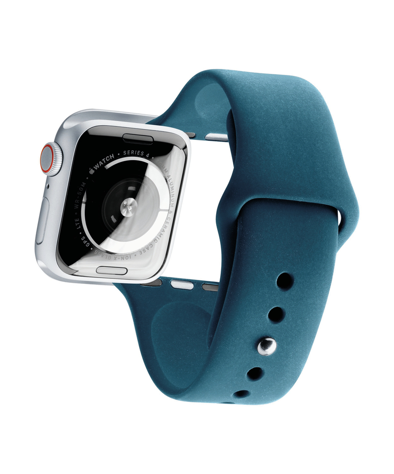 Cellularline Urban Band for Apple Watch 42/44mm Blue (Compatible with Apple Watch 42/44/45mm)