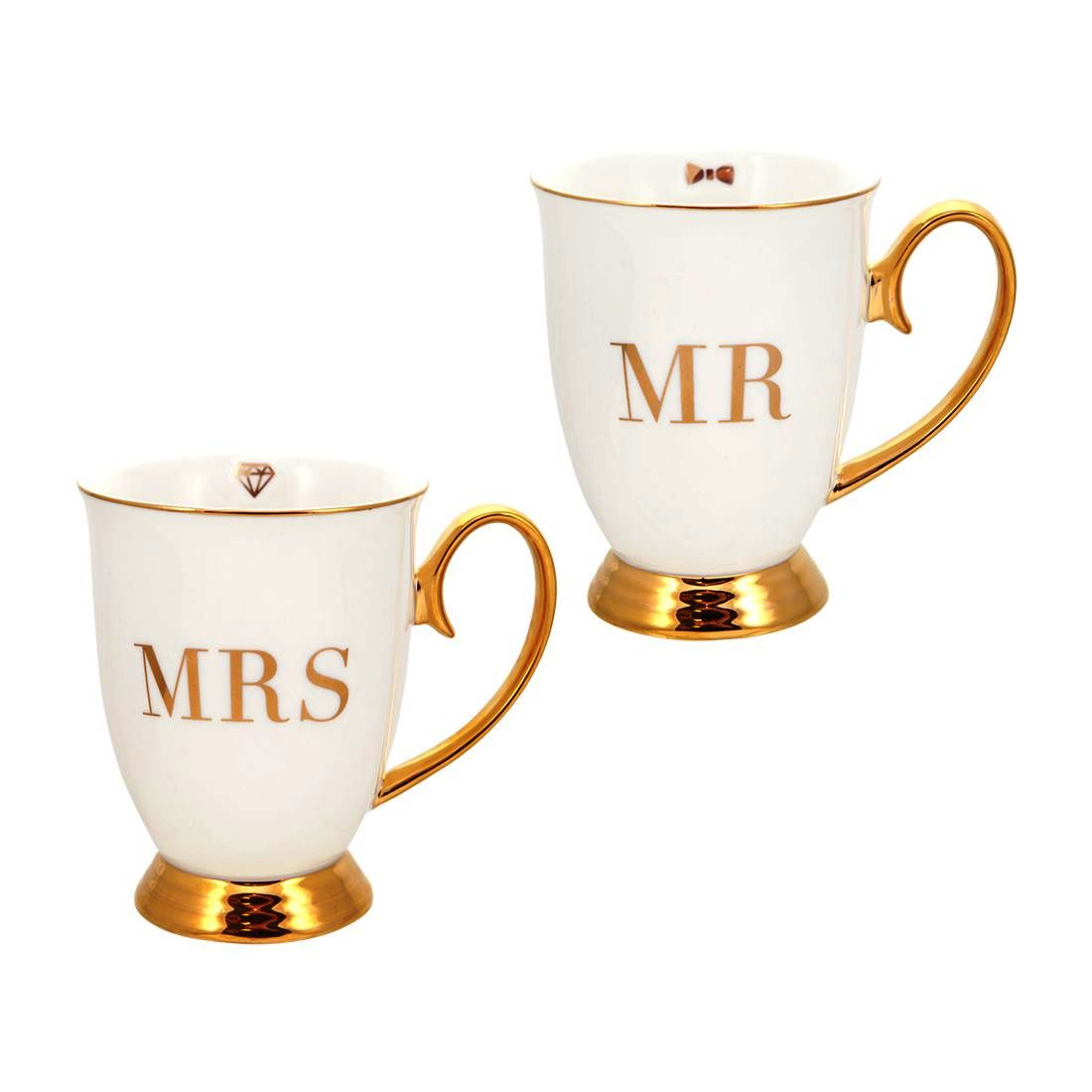 Cristina Re Mr & Mrs Mug Set (Set Of 2)