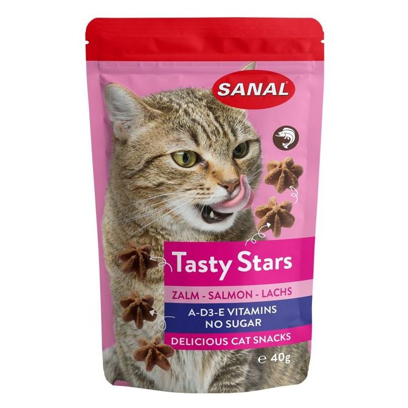 Sanal Cat Tasty Stars Salmon 40g