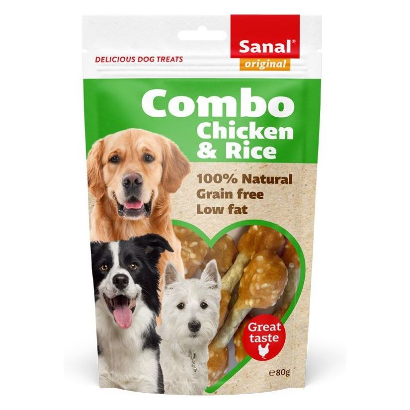 Sanal Dog Combo Chicken & Rice 80g