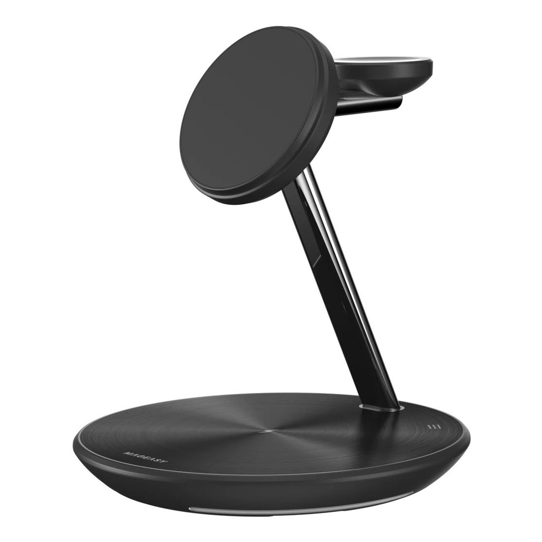 MagEasy PowerStation 5-in-1 Magnetic 55W Wireless Charging Stand - Black