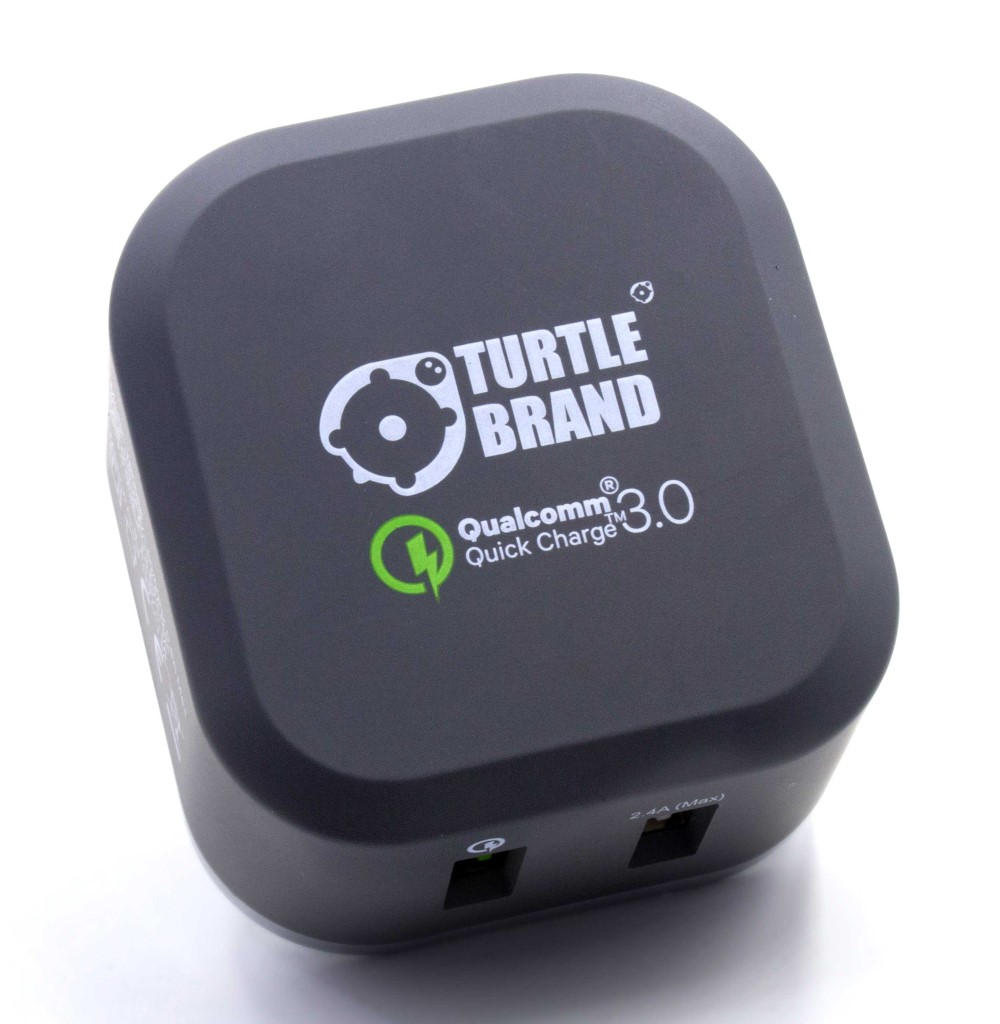 Turtle Brand Dual Port Charger QC3.0 with Type-C Cable