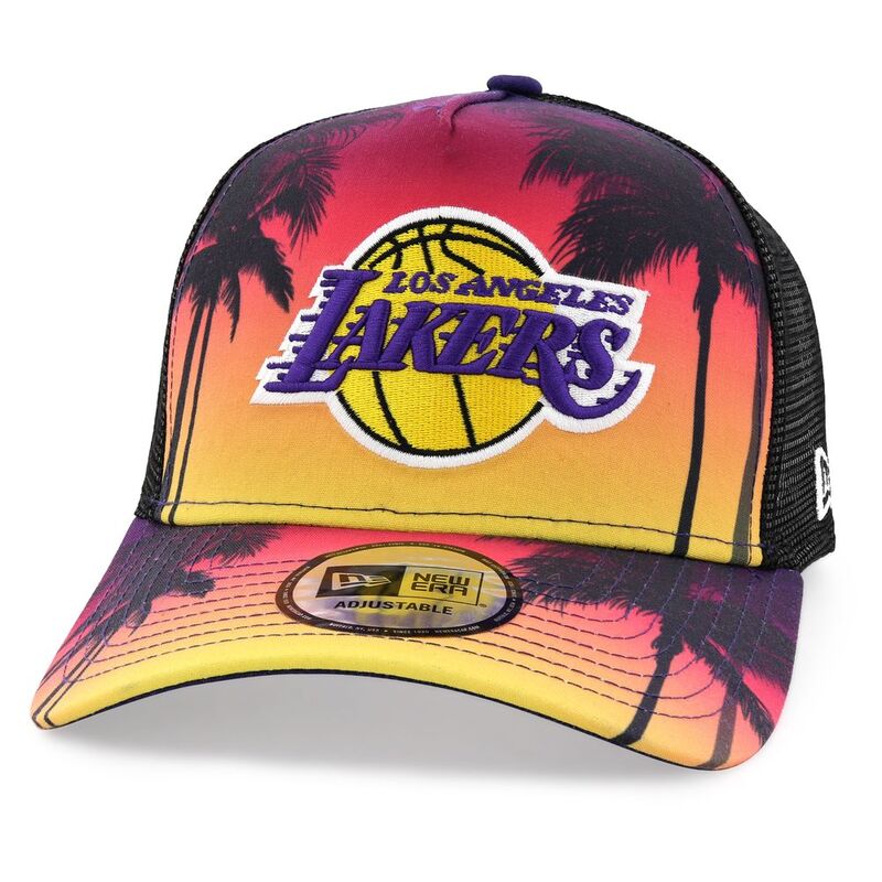 New Era Summer City Trucker Los Angeles Lakers Men's Cap - Pink