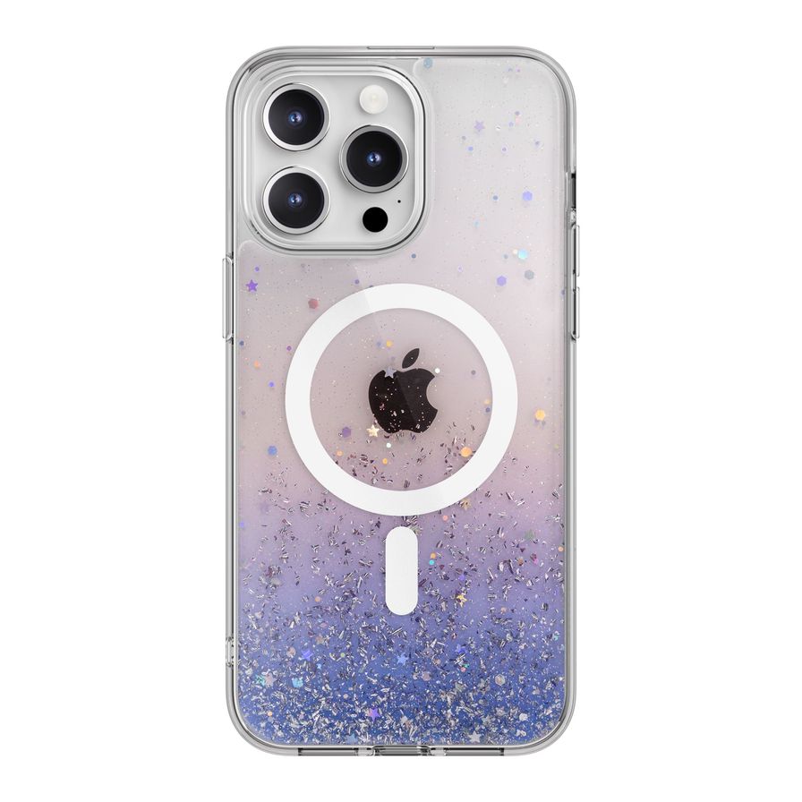 Switcheasy Starfield MagSafe Sparkling Glitter Resin Case For iPhone 15 Pro Max - Twilight