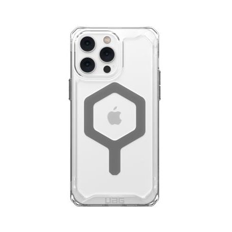 UAG Plyo MagSafe Case For iPhone 15 Pro Max - Ice/Silver