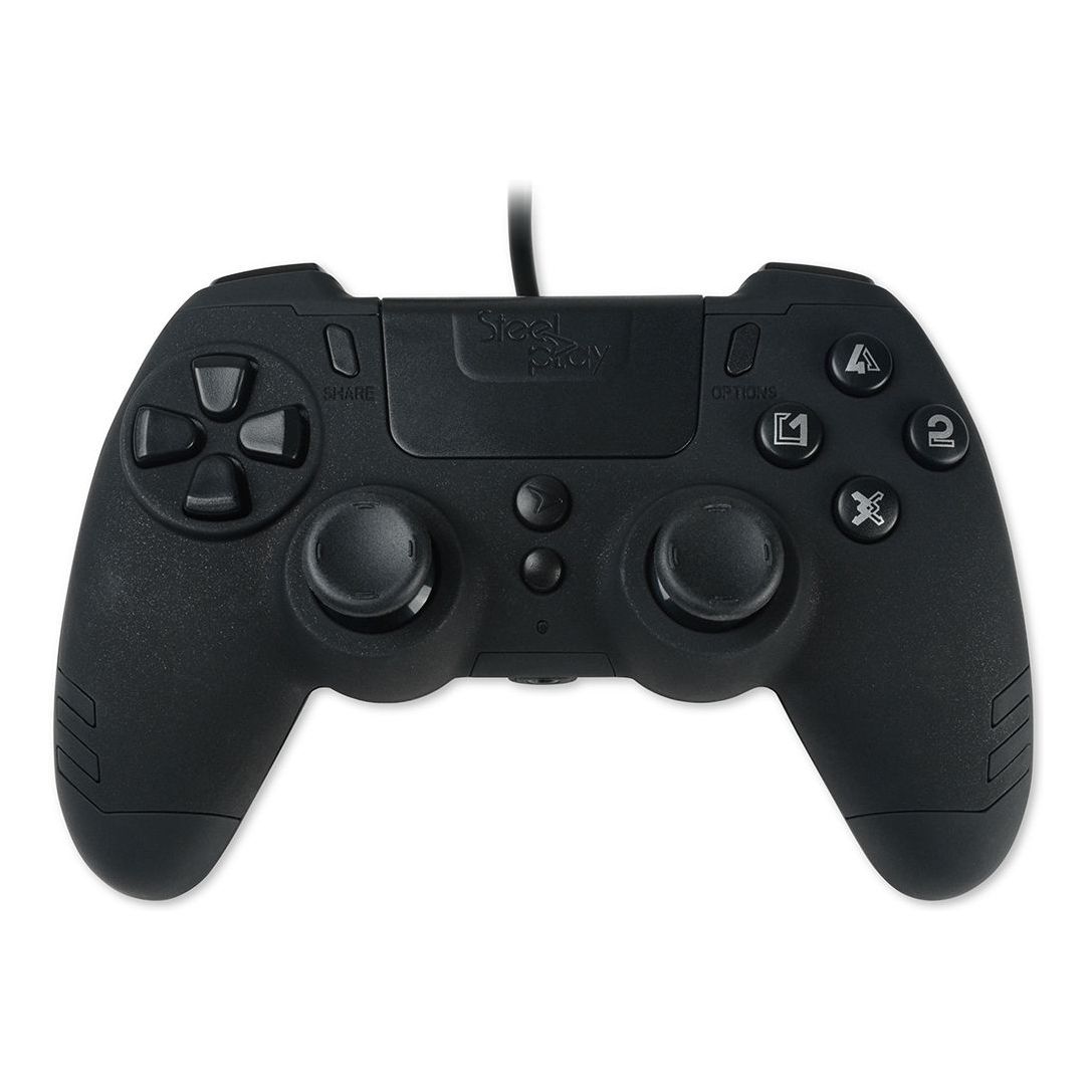 Steelplay PS4/PC Slimpack Wired Controller - Black