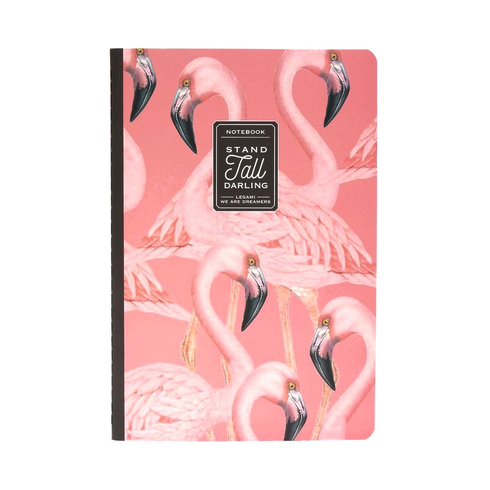 Legami Notebook Medium Plain - Flamingo