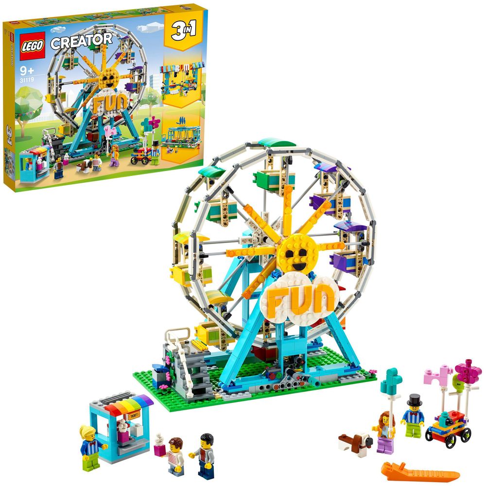 LEGO Creator 3in1 Ferris Wheel Building Set 31119