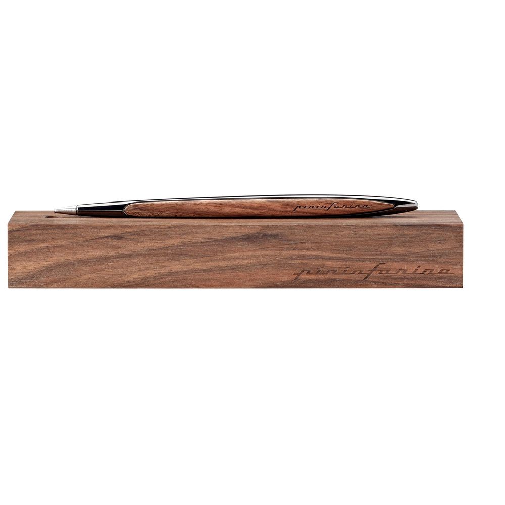 Pininfarina Segno Cambiano Polished Black Walnut Wood Inkless Pen - Ethergraf Metal Alloy
