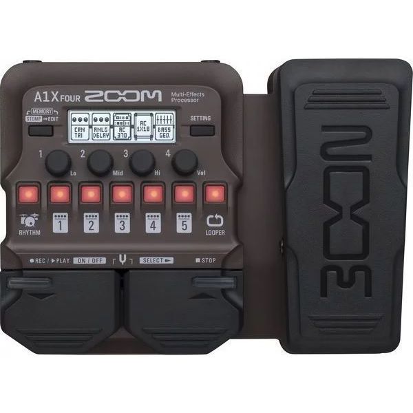 Zoom A1X FOUR Acoustic Instrument Multi-Effect Processor With Expression Pedal