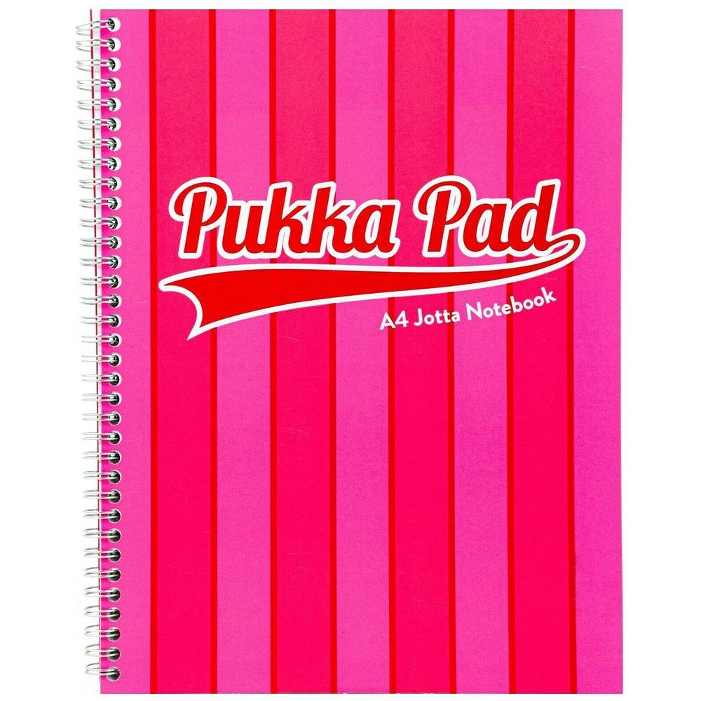 Pukka Vogue Spiral A4 Jotta Notebook - Pink