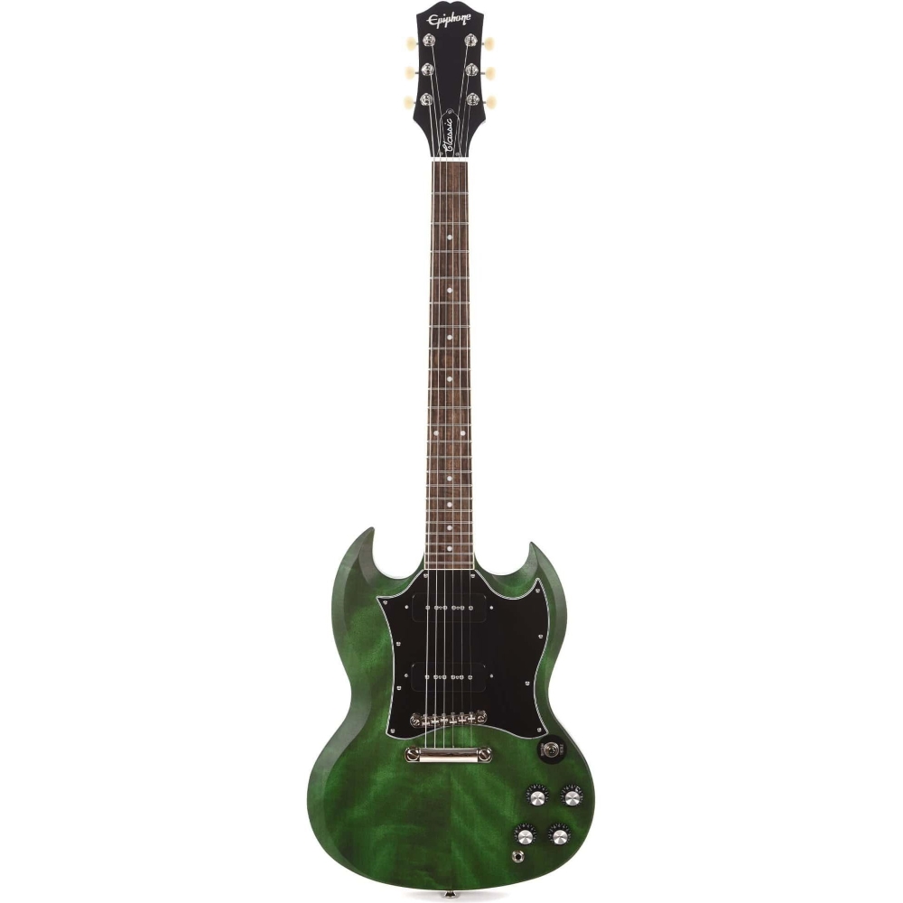 Epiphone EGS9CWIGNH1 SG Classic Worn P-90s Electric Guitar - Worn Inverness Green
