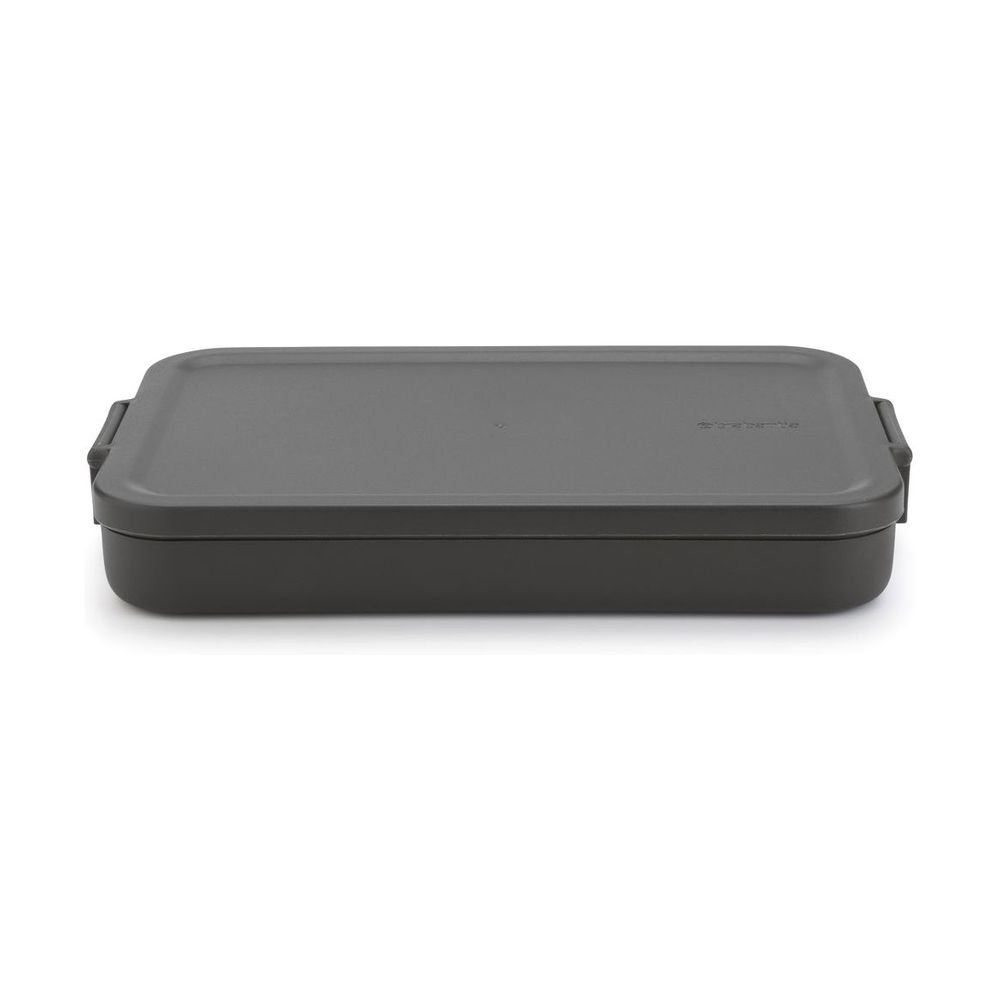 Brabantia Make & Take Lunch Box - Flat - Dark Grey