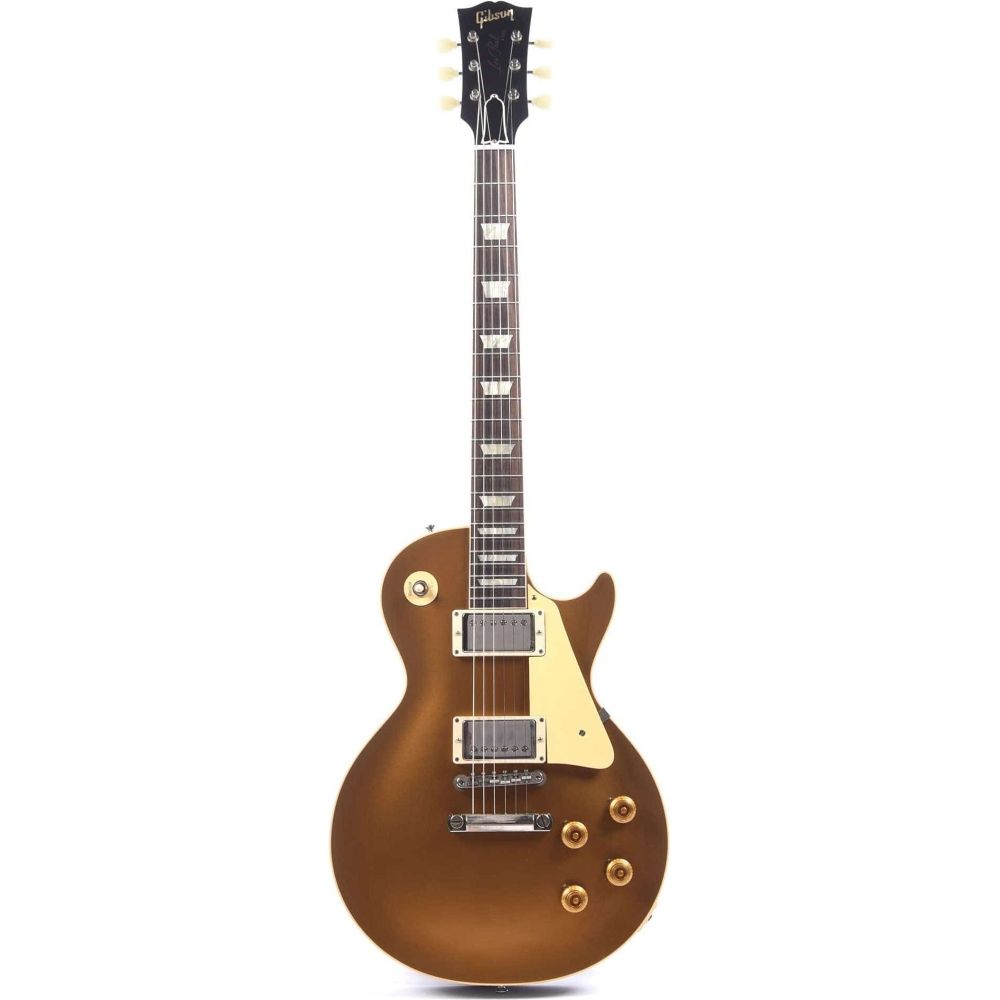 Gibson LPR57VODBDGNH1 Les Paul 1957 Goldtop Darkback Reissue VOS Electric Guitar - Double Gold - Include Hardshell Case