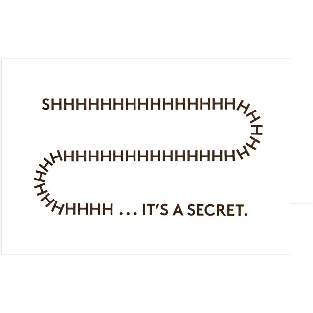 StoryChips Shhhhhhh Scratch-Off Greeting Card
